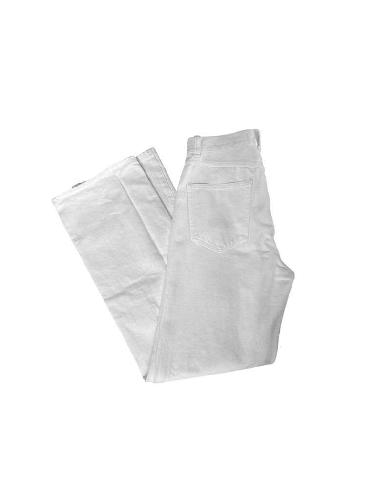 Madewell The Cleo Straight Jean~Size 26~White High Rise Patch Pocket Nwt L5 25 — image 8 of 8